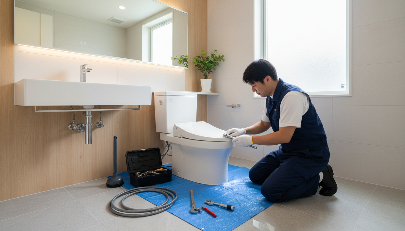 香春町でトイレつまり修理を依頼する際の料金相場に関する画像