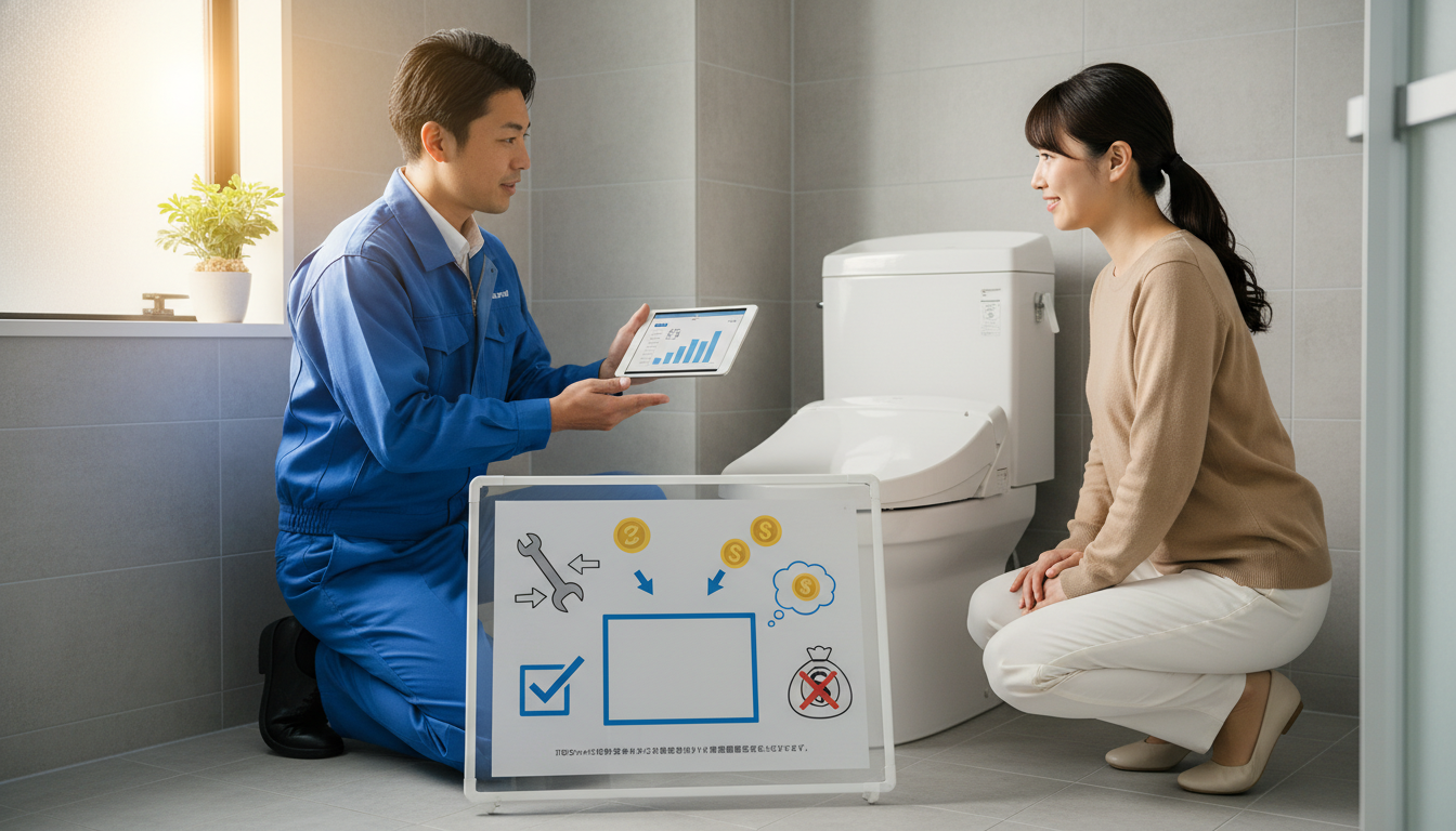 ポイント1：料金体系の明確さ（見積もり無料・追加料金なし）に関する画像