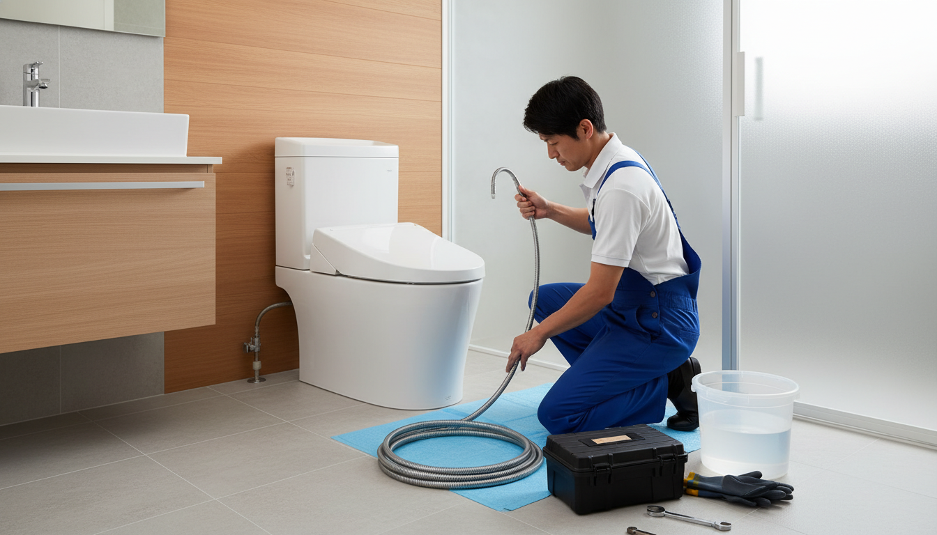 トイレつまりの基本料金と追加料金の内訳に関する画像