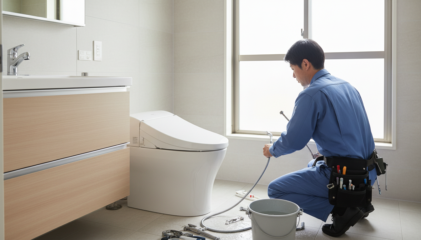 博多区のトイレつまり修理業者の料金相場と仕組みに関する画像