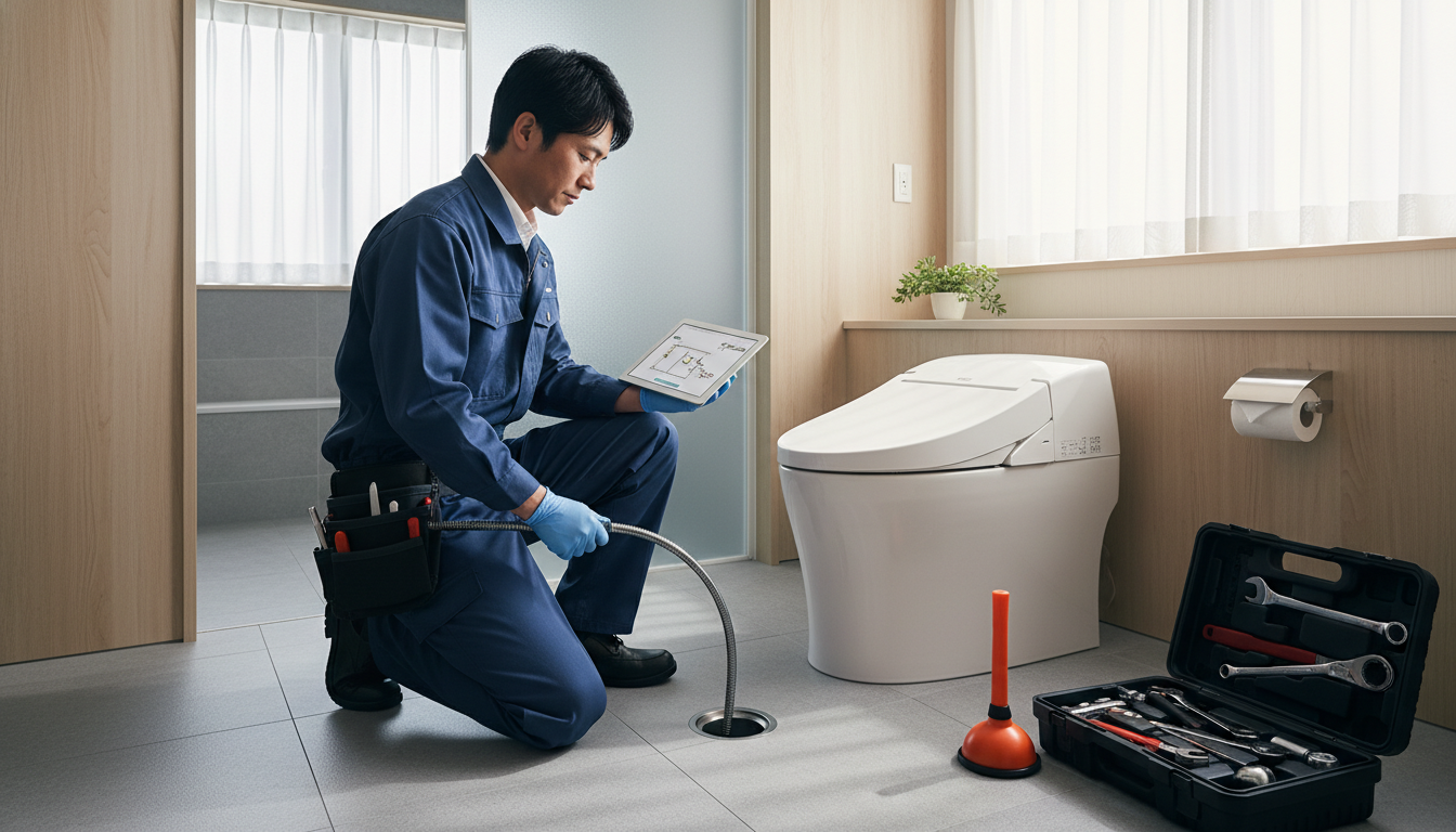 会津若松市で信頼できるトイレつまり修理業者を選ぶ5つのポイントに関する画像