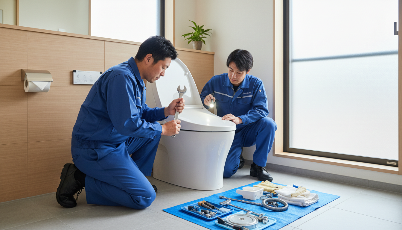 新地町で信頼できるトイレつまり修理業者の選び方に関する画像