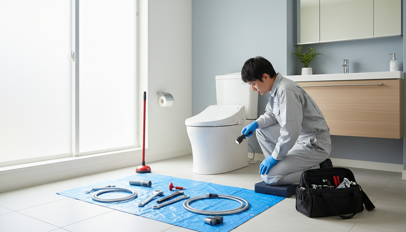 塙町のトイレつまり修理の料金相場は?に関する画像