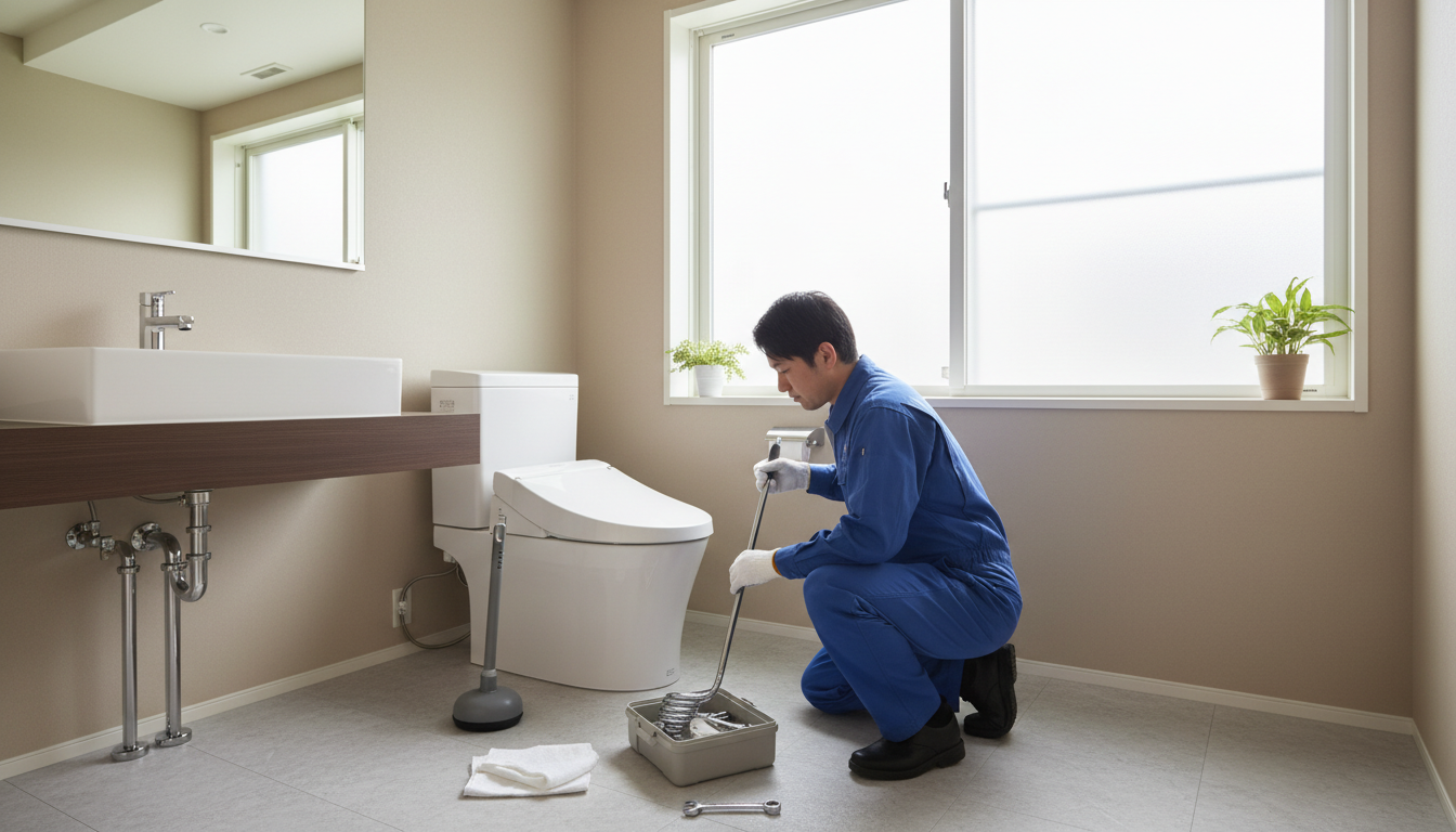 トイレつまり修理の料金相場と悪質業者を見抜くポイントに関する画像