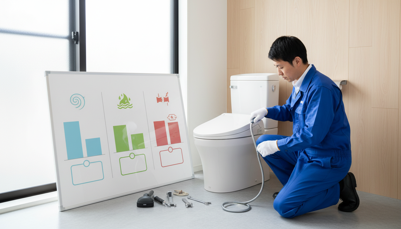 トラブル別の料金目安と平均的な相場に関する画像