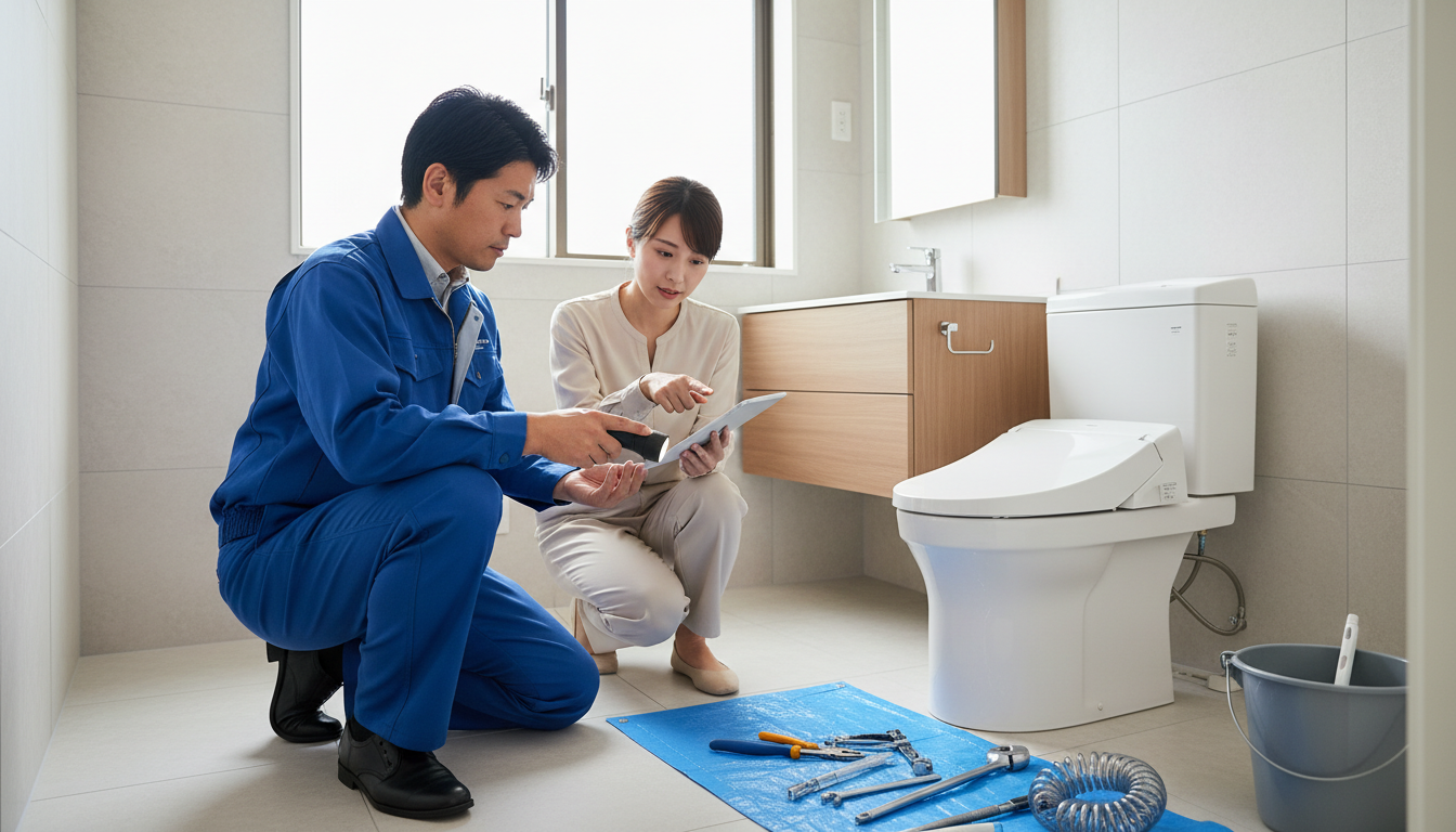 宍粟市で信頼できるトイレつまり修理業者の選び方に関する画像