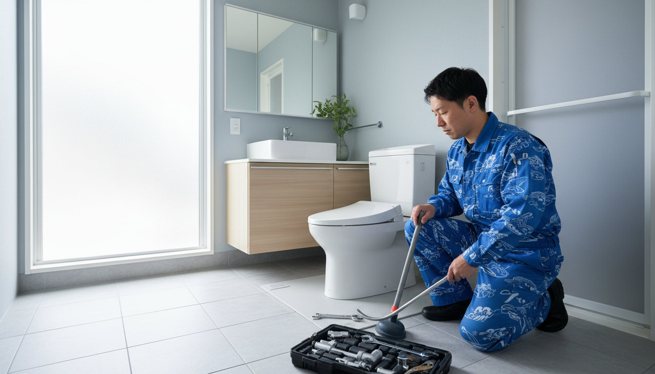 尼崎市のトイレつまり修理料金の相場は？に関する画像