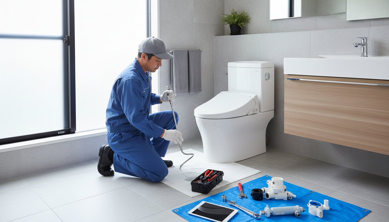 倶知安町でトイレつまり修理を依頼する際の料金相場に関する画像