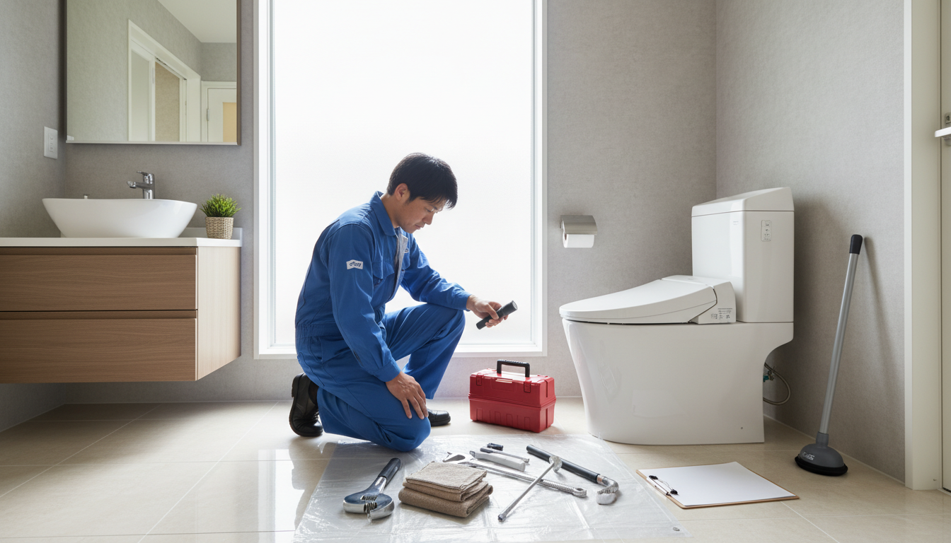 秩父別町で信頼できるトイレつまり修理業者の選び方に関する画像