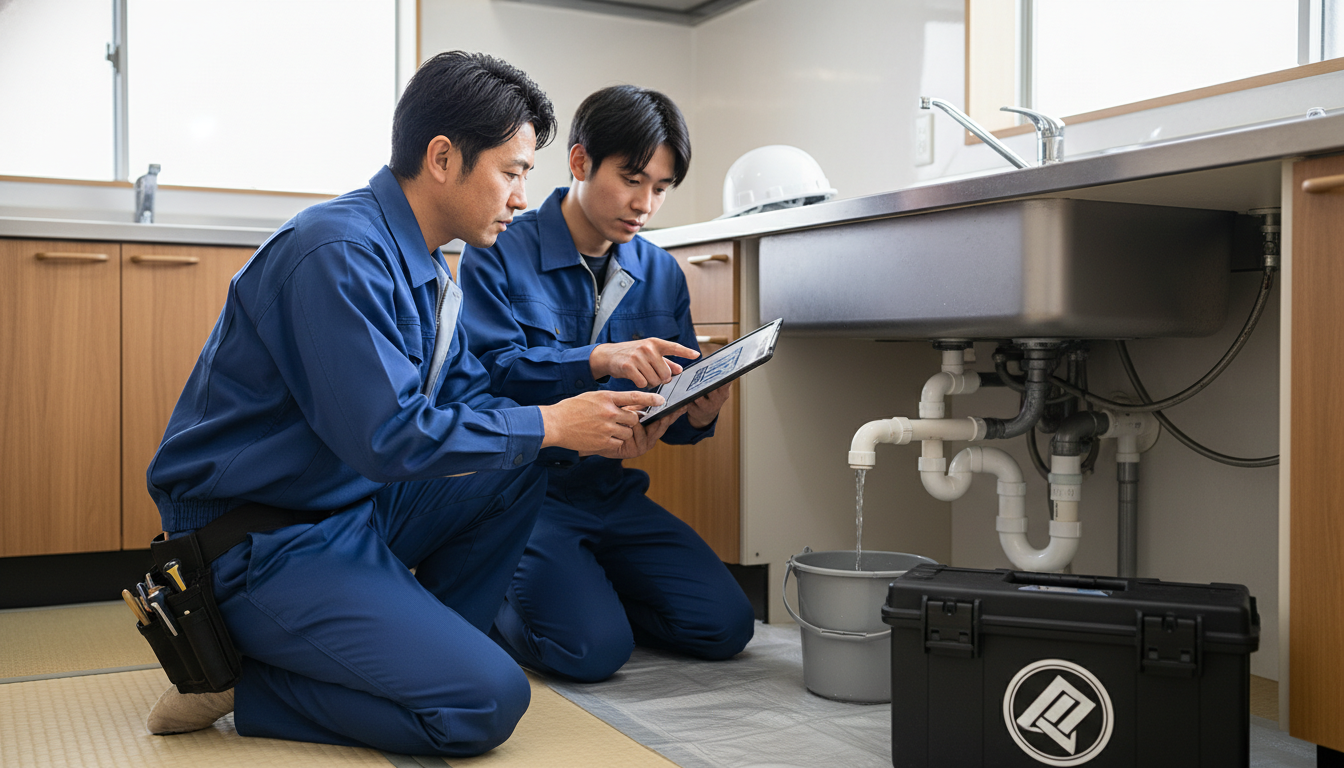 1. 自治体の認可を受けた「水道局指定工事店」であるかに関する画像