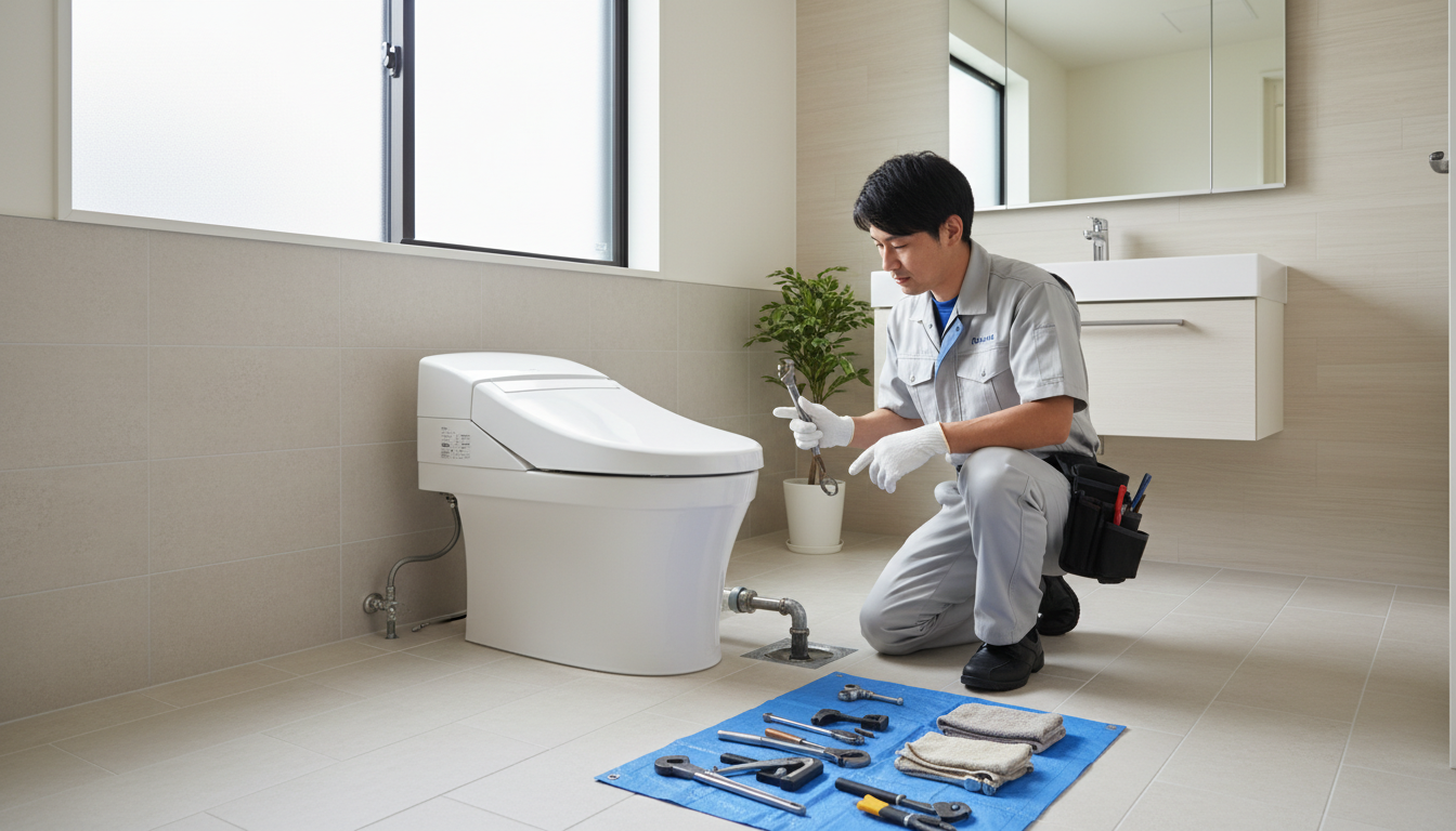 奈井江町でトイレつまり修理を依頼する際の料金相場に関する画像