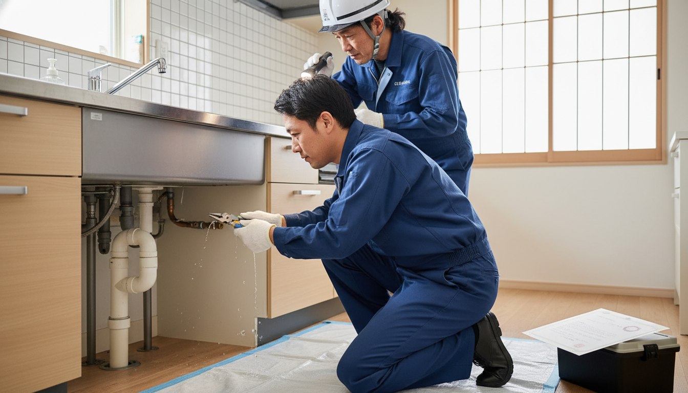 1. 水道局指定工事店であるかに関する画像