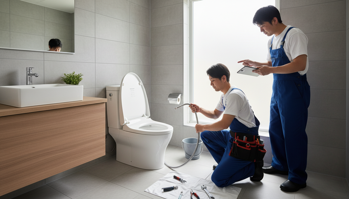 南幌町でトイレつまり修理を業者に依頼する際の料金相場に関する画像