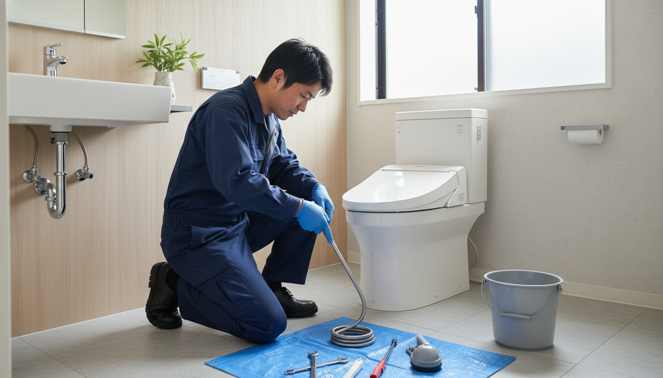 東神楽町のトイレつまり修理、料金相場はいくら？に関する画像