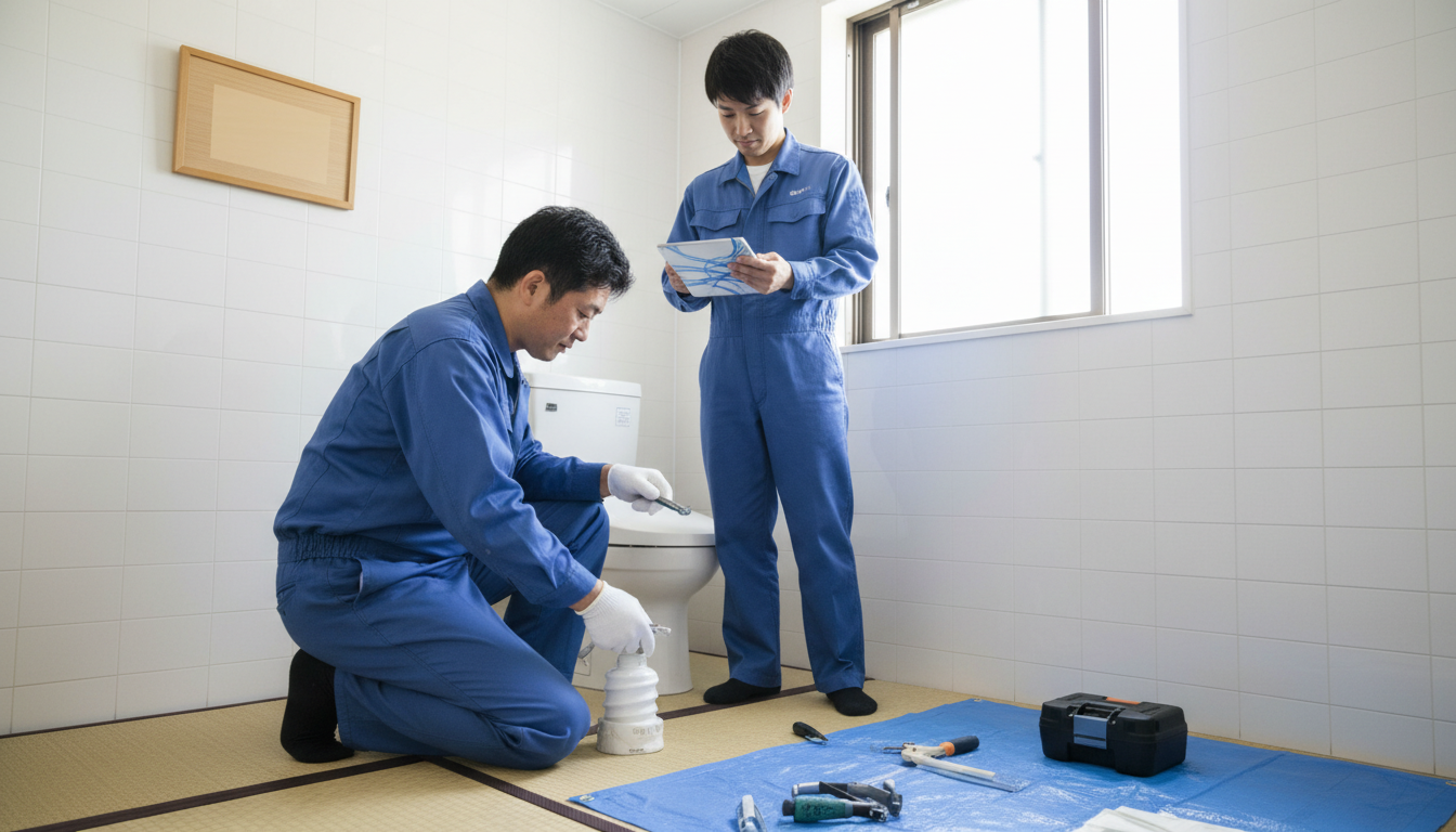 「水道局指定工事店」であるかを確認するに関する画像