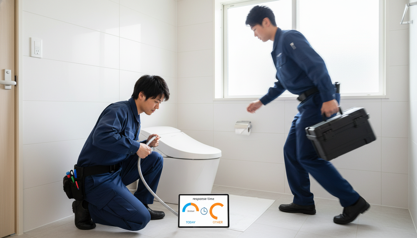 対応の速さは最重要!即日対応・スピードを比較に関する画像