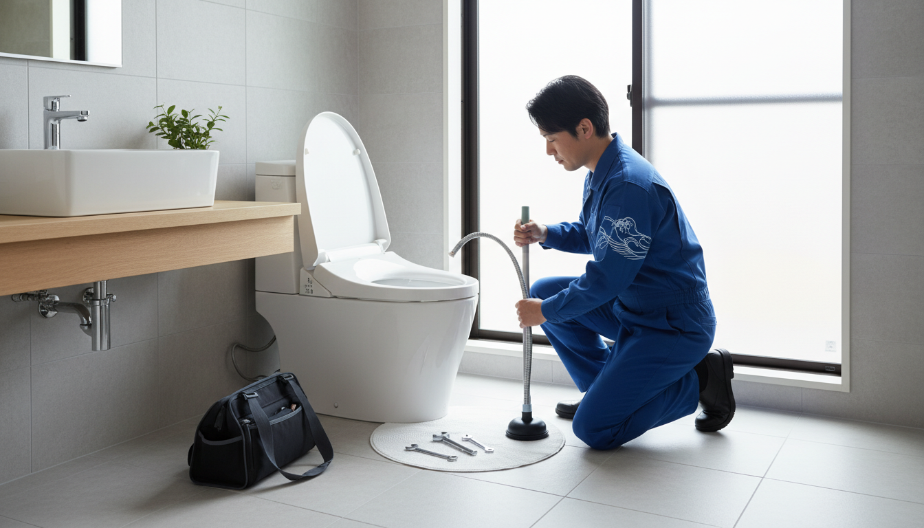 八雲町で信頼できるトイレつまり修理業者の料金相場に関する画像