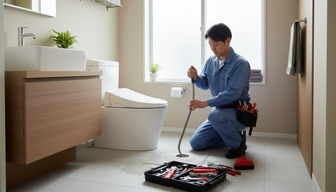 雄武町のトイレつまり修理料金の相場に関する画像