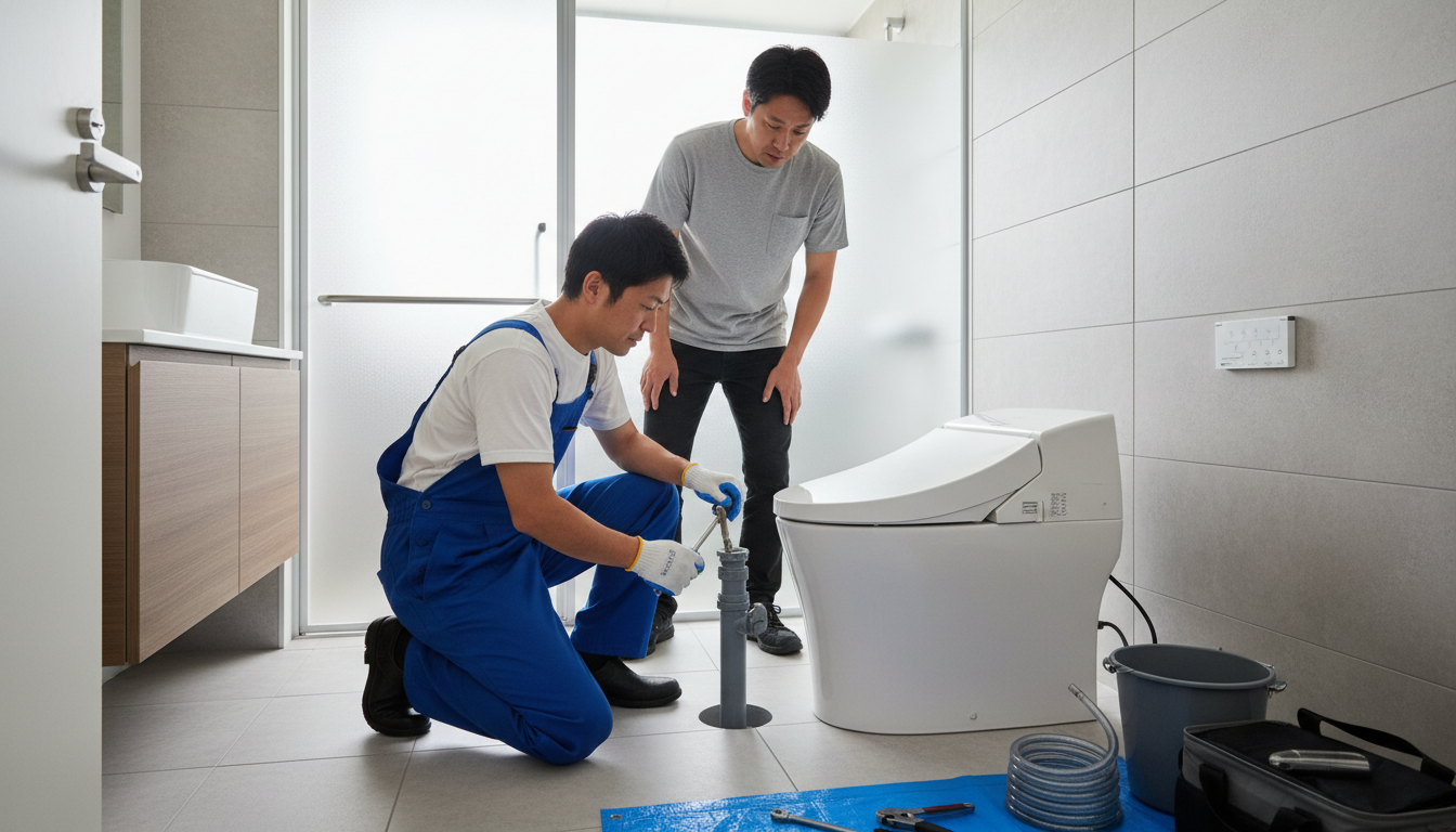 留萌市のトイレつまり修理業者の料金相場に関する画像