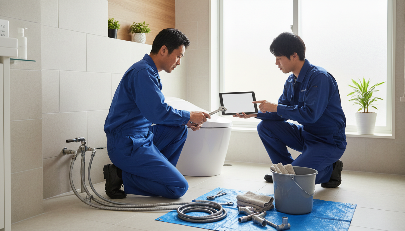 御坊市のトイレつまり修理業者の料金相場は？に関する画像