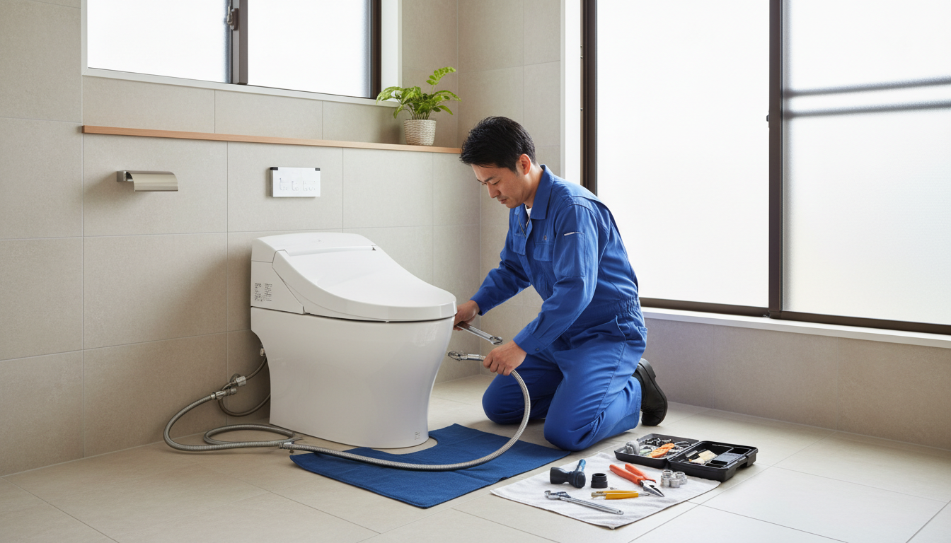 白浜町でトイレつまり修理を依頼する際の料金相場に関する画像