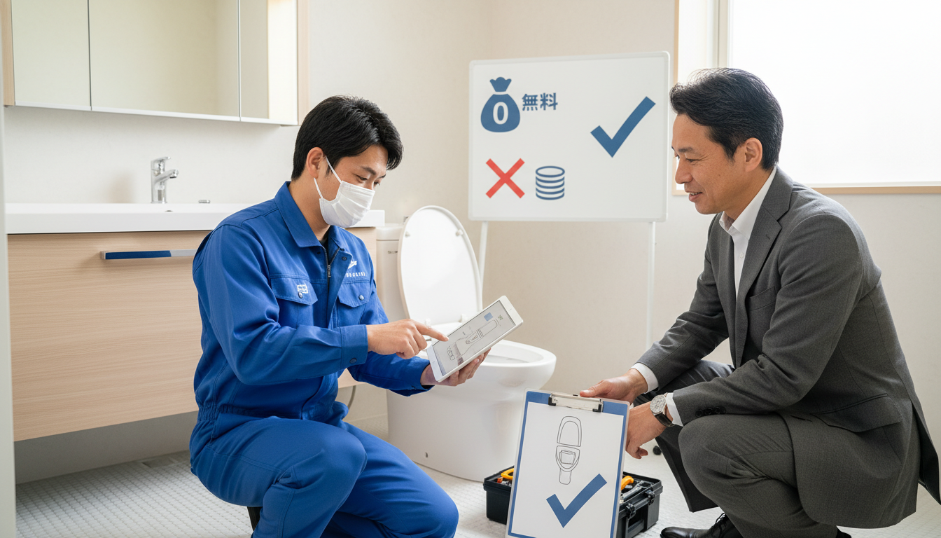 1. 料金体系の明確さ(見積もり無料・追加料金なし)に関する画像