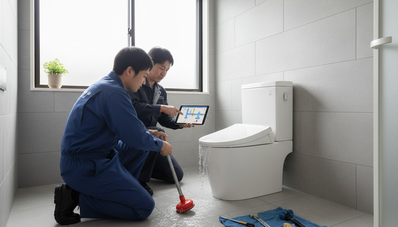 古座川町で信頼できるトイレつまり修理業者を選ぶ5つの重要ポイントに関する画像