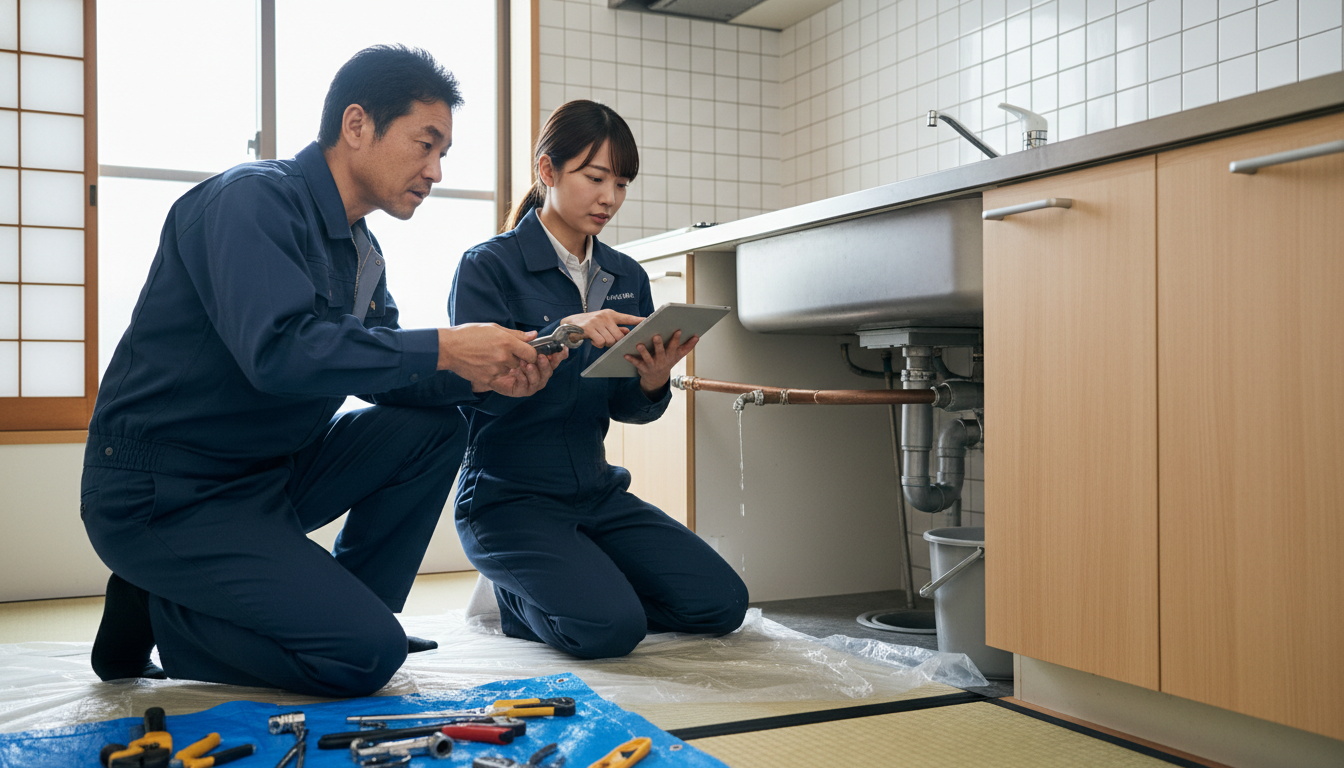 「水道局指定工事店」であるかを確認するに関する画像