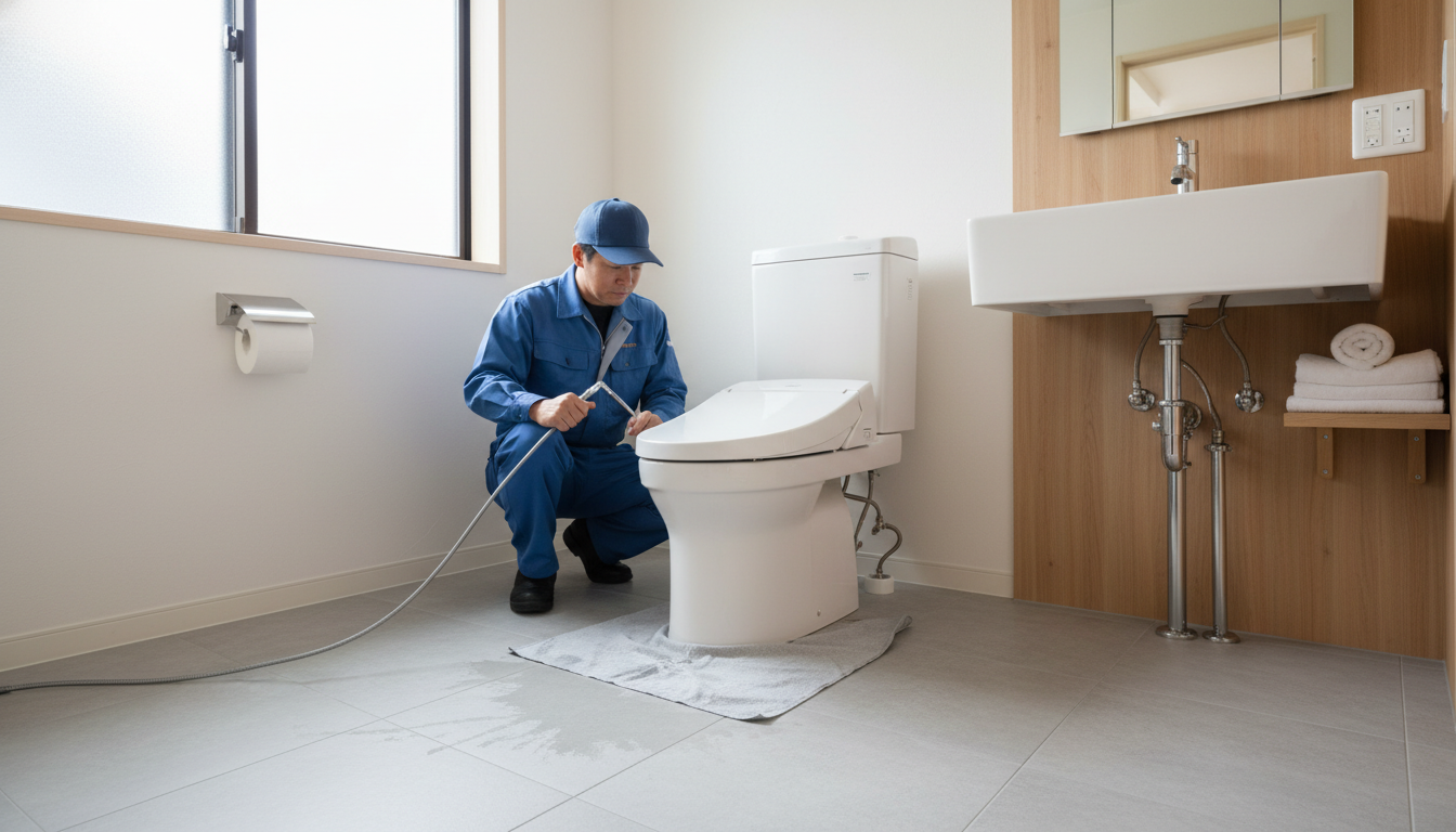 トイレつまり修理の料金相場と内訳【有田川町版】に関する画像