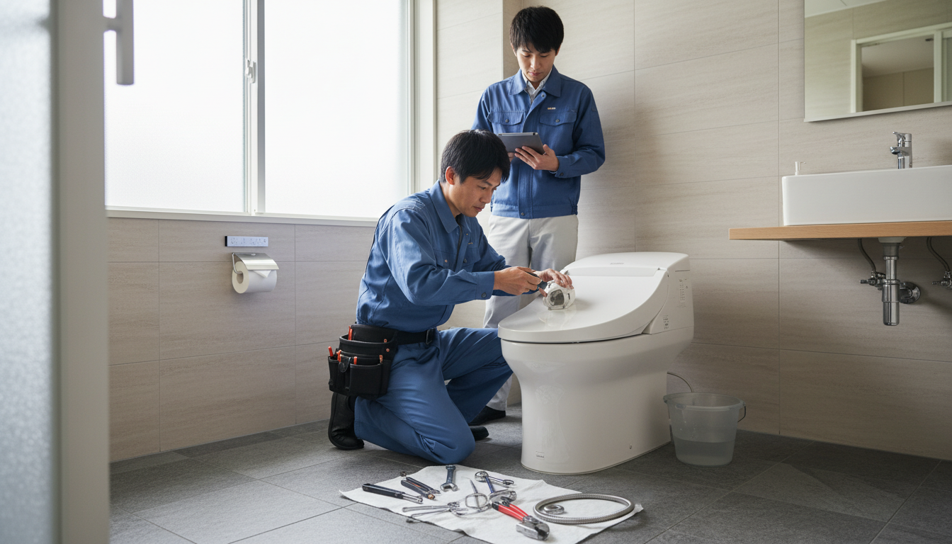 恵庭市のトイレつまり修理の料金相場は？に関する画像