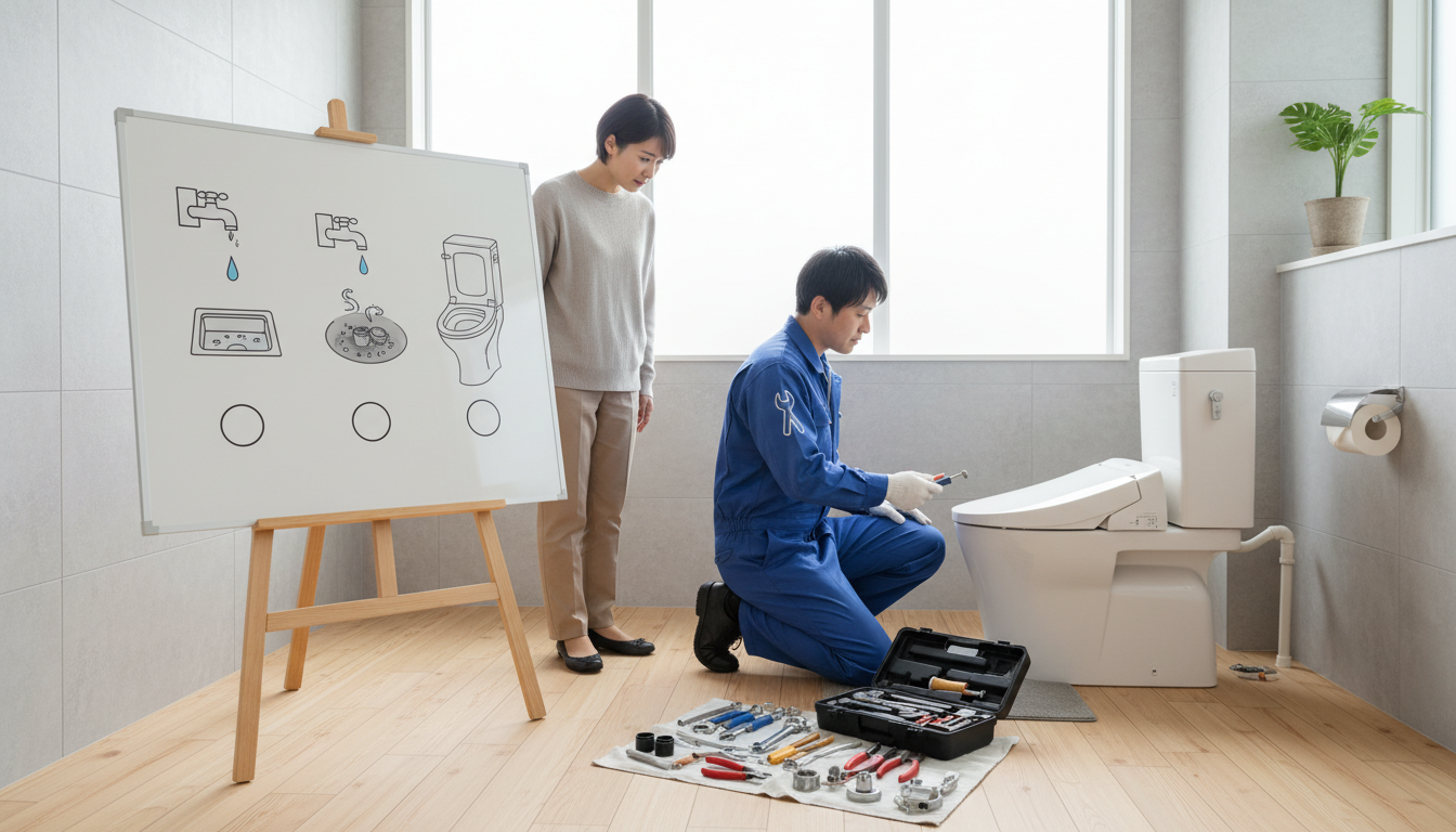 トラブル別の料金目安と平均的な相場に関する画像