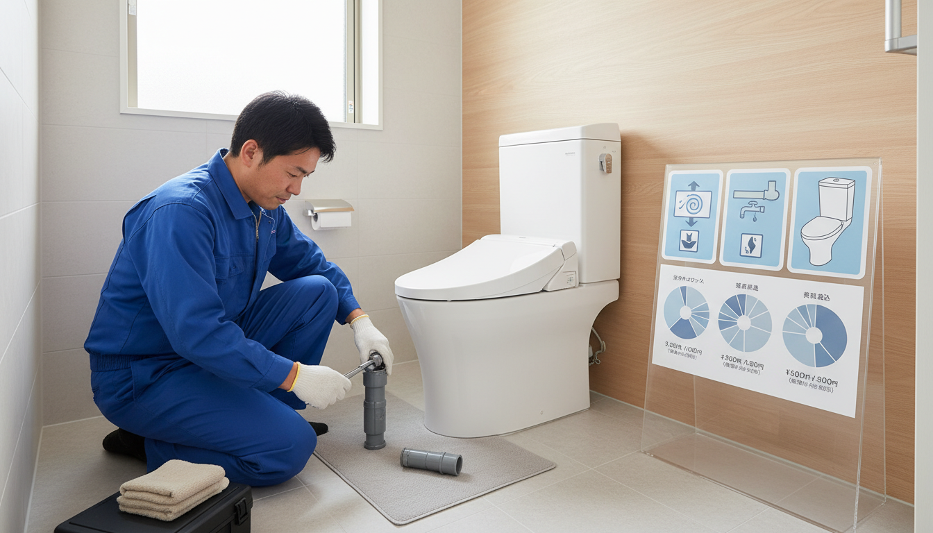 トラブル別の料金目安と平均的な相場に関する画像