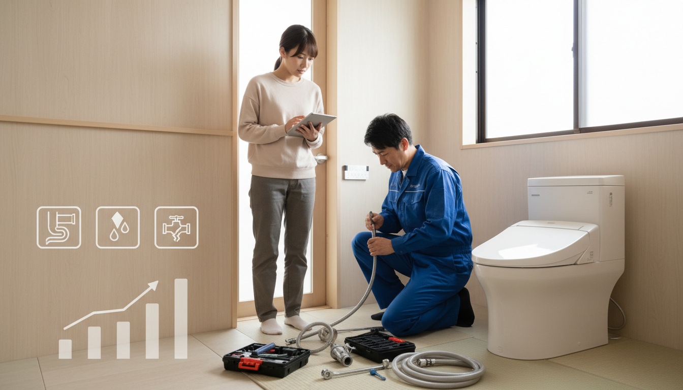 トラブル別の料金目安と平均的な相場に関する画像