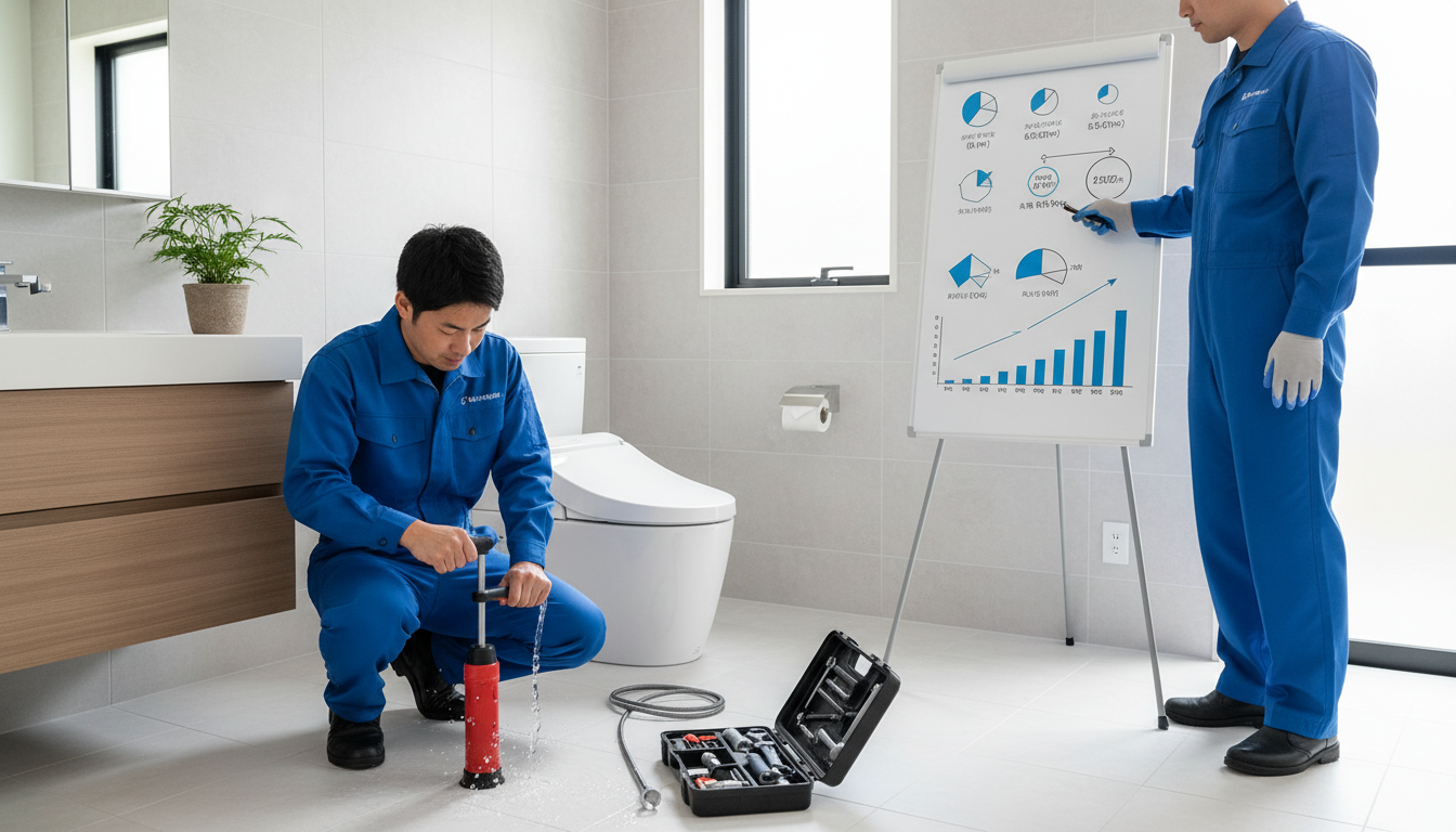 トラブル別の料金目安と平均的な相場に関する画像