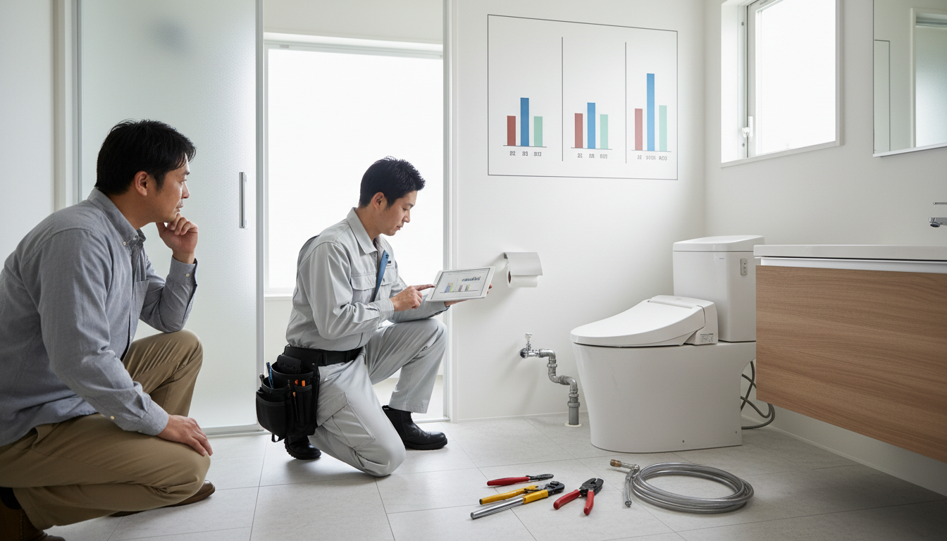 トラブル別の料金目安と平均的な相場に関する画像