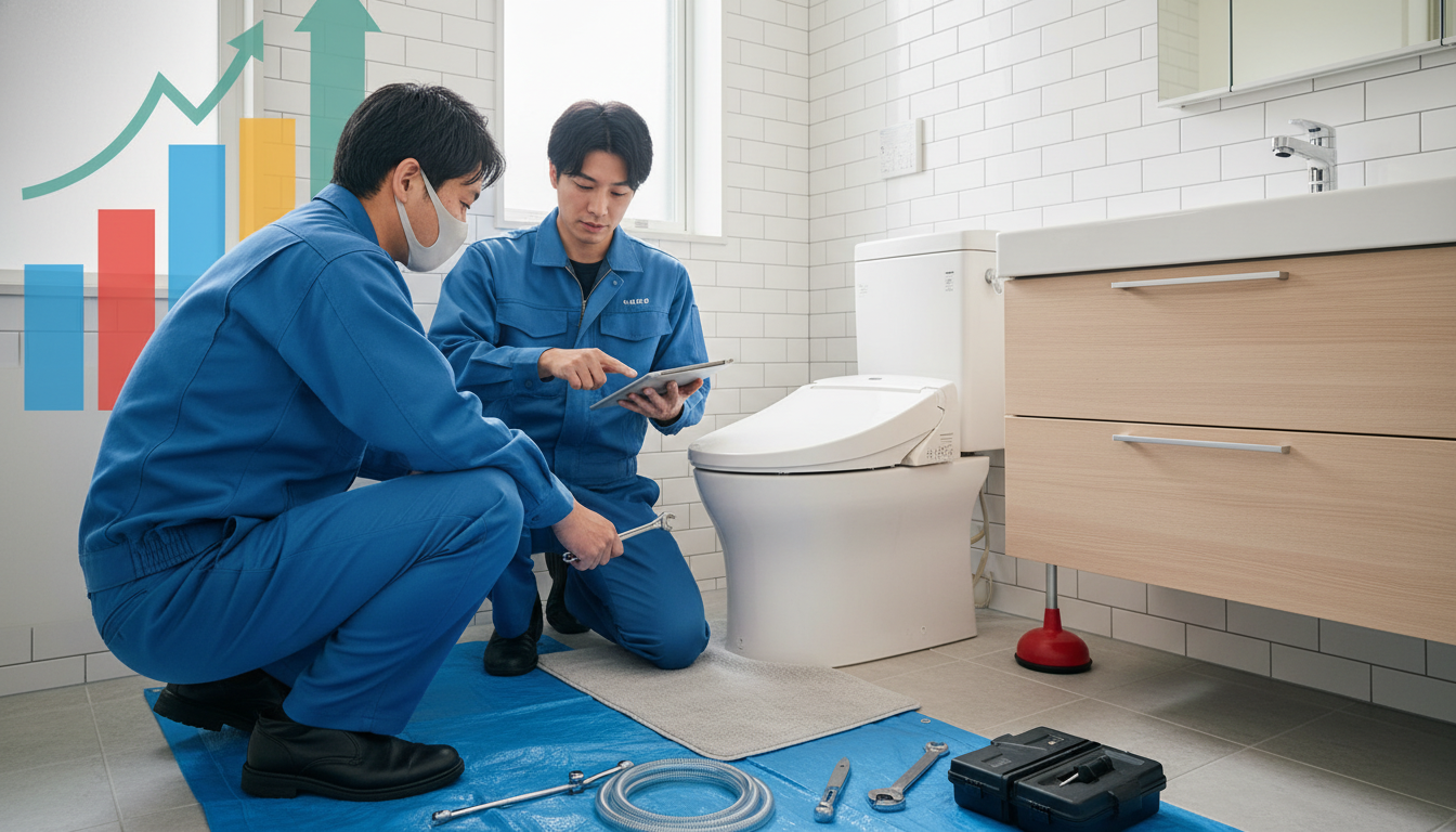 トラブル別の料金目安と平均的な相場に関する画像