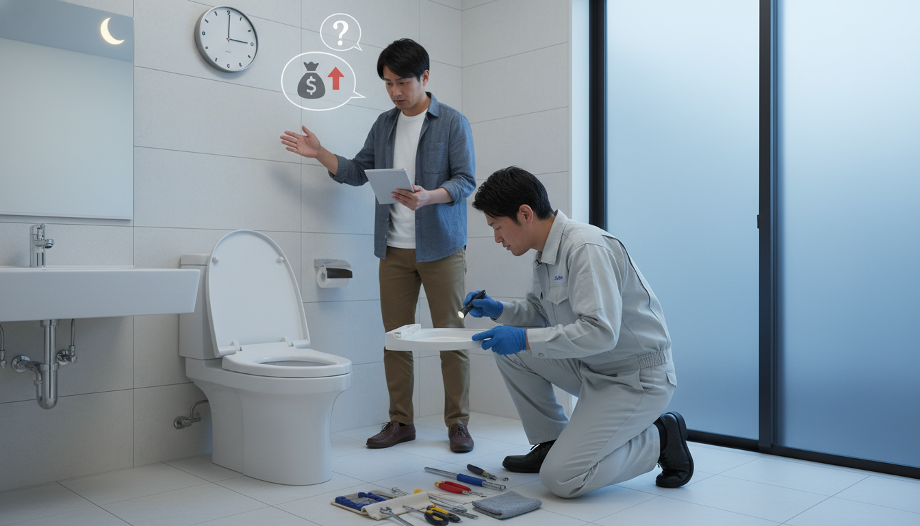 出張費・深夜早朝料金・見積もり時の注意点に関する画像