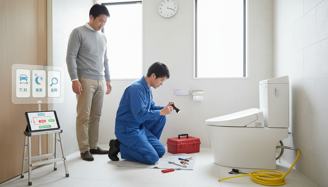 出張費・深夜早朝料金・見積もり時の注意点に関する画像