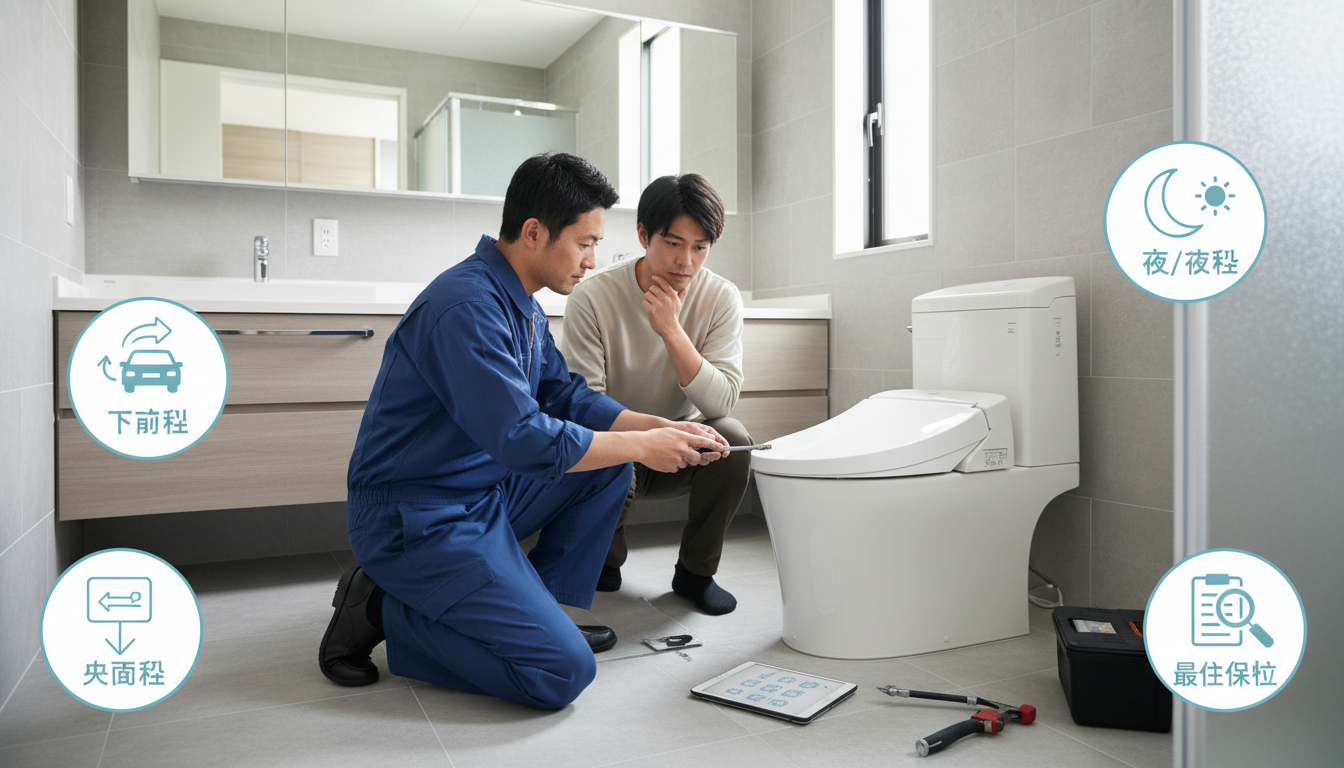 出張費・深夜早朝料金・見積もり時の注意点に関する画像