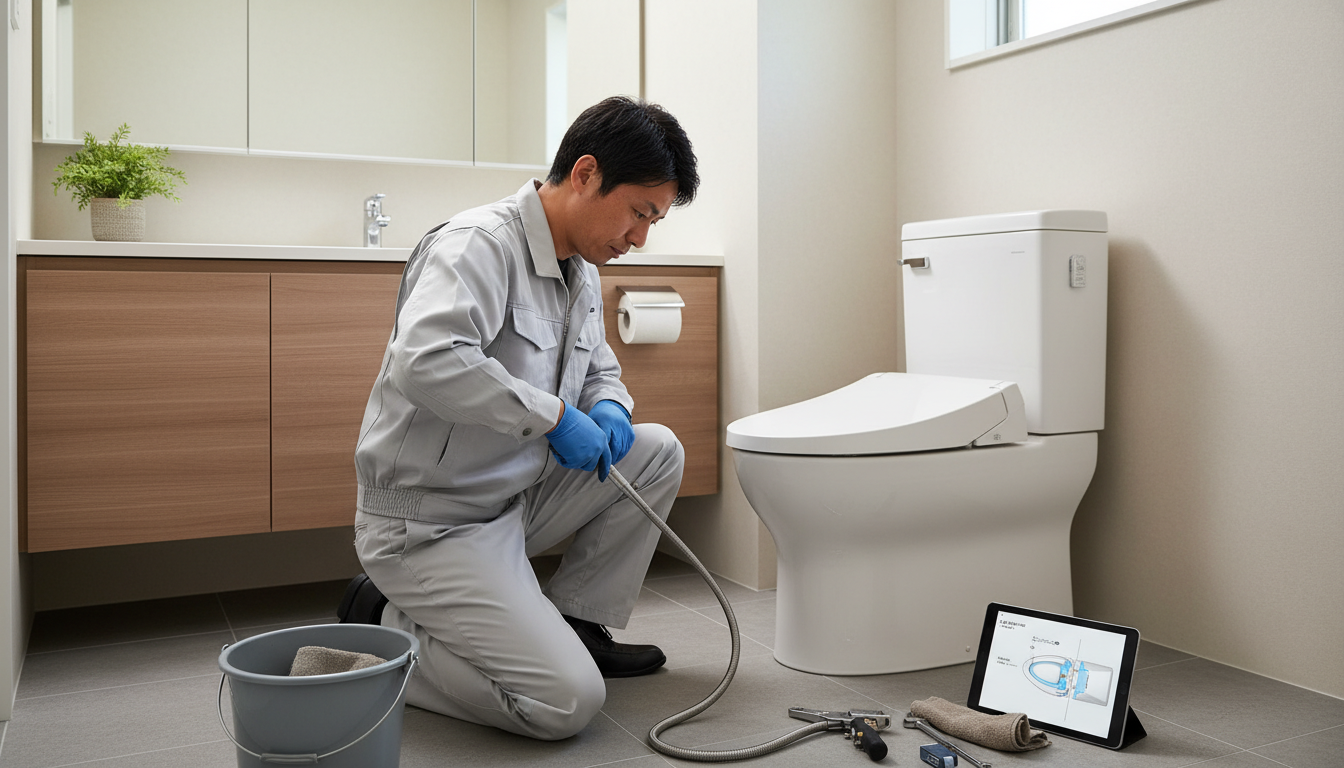 錦町のトイレつまり修理にかかる料金相場に関する画像