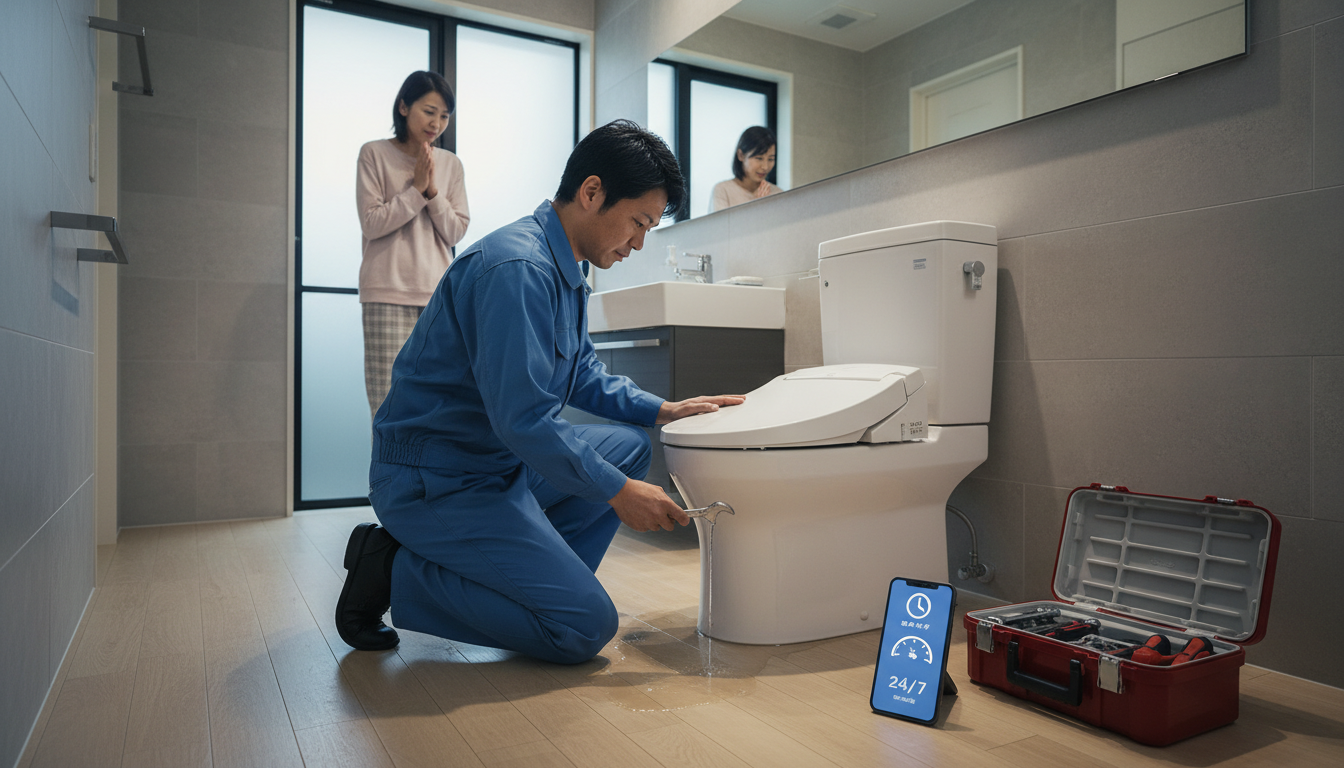 緊急時に頼れる!24時間365日対応と到着スピードを確認に関する画像