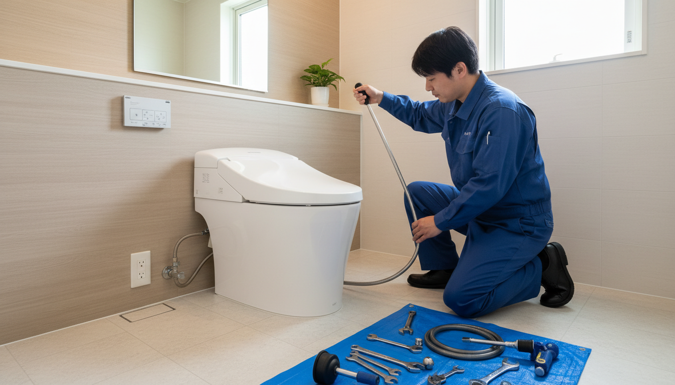 トイレつまりの修理料金、上益城郡御船町の費用相場は？に関する画像