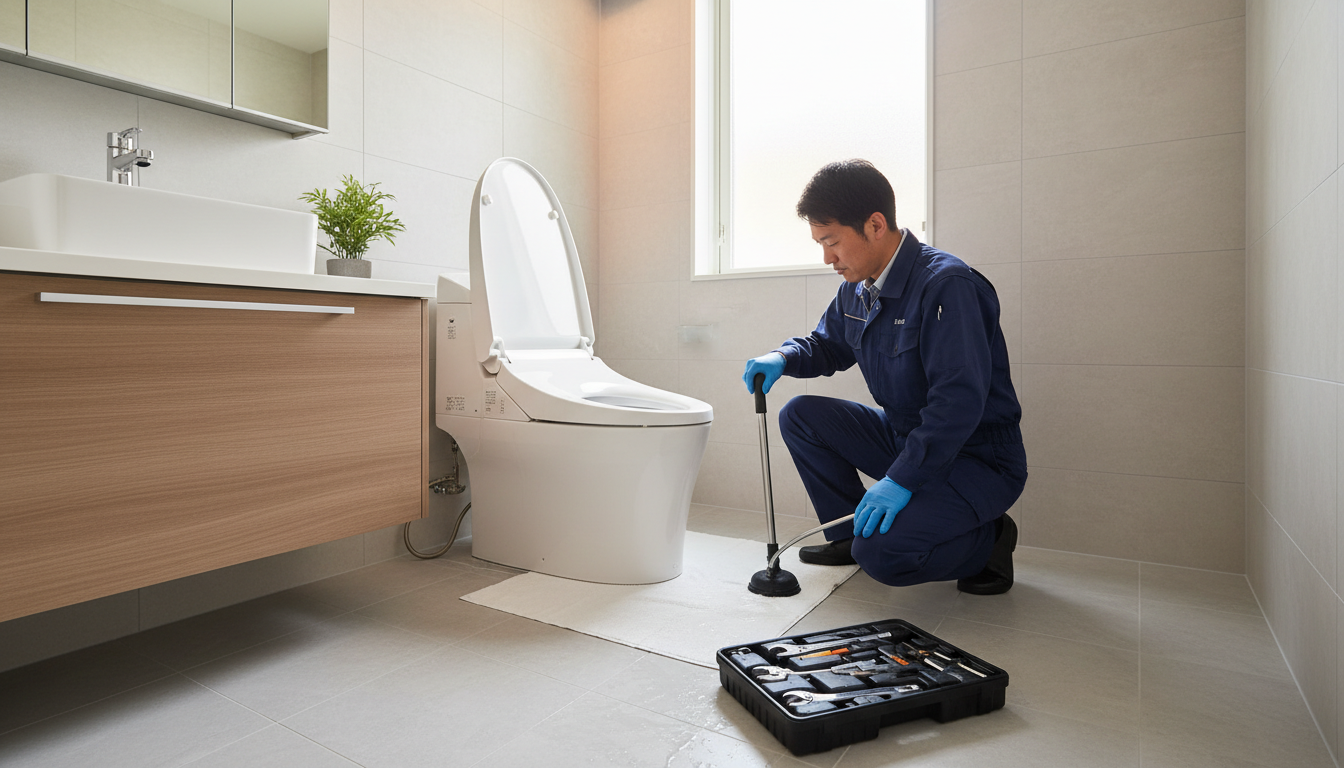 トイレつまり修理で悪徳業者を避けるためのチェックリストに関する画像