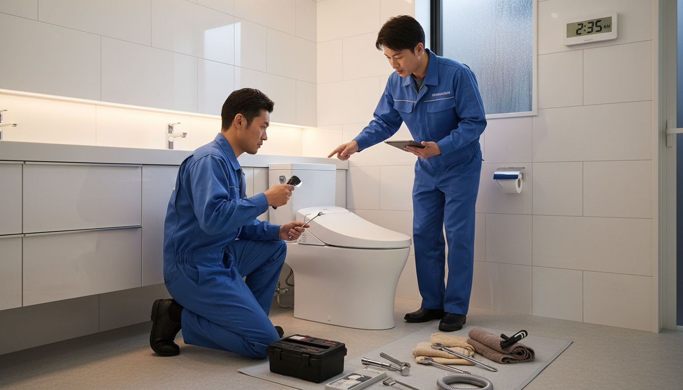 ポイント2：対応の速さと受付時間「深夜や休日でも来てくれる？」に関する画像