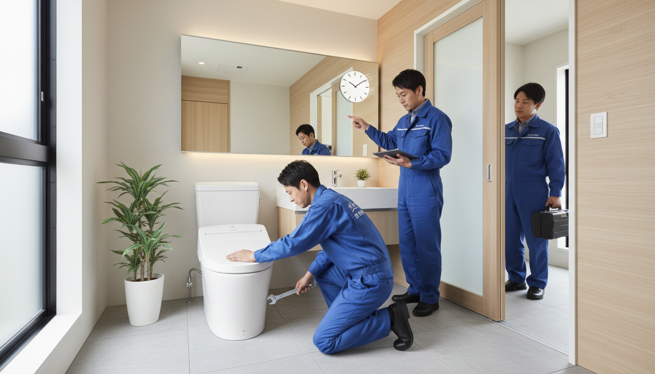 業者選びの比較ポイント②:対応の速さと受付時間に関する画像