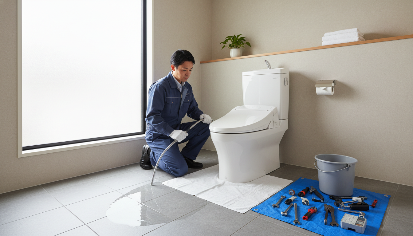 直島町のトイレつまり修理料金の相場と内訳に関する画像