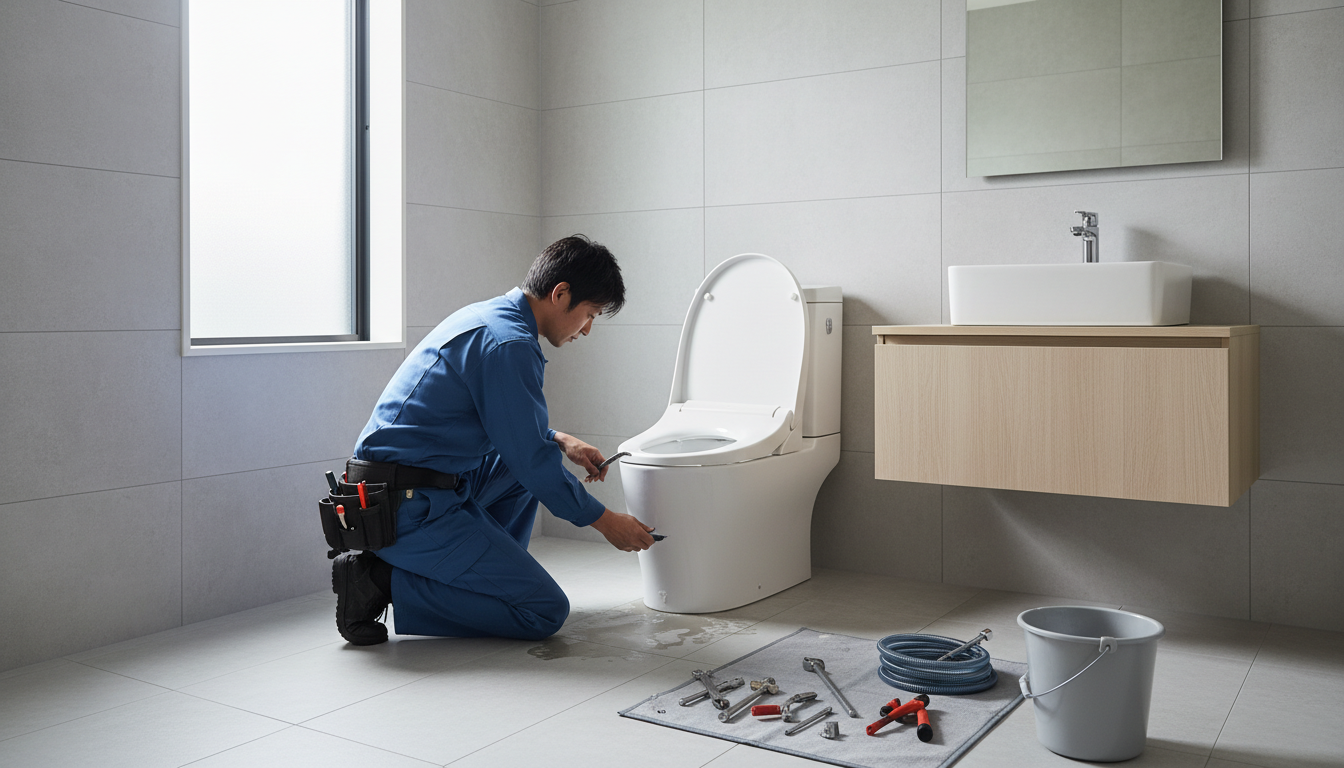 安芸郡東洋町のトイレつまり修理料金の相場に関する画像