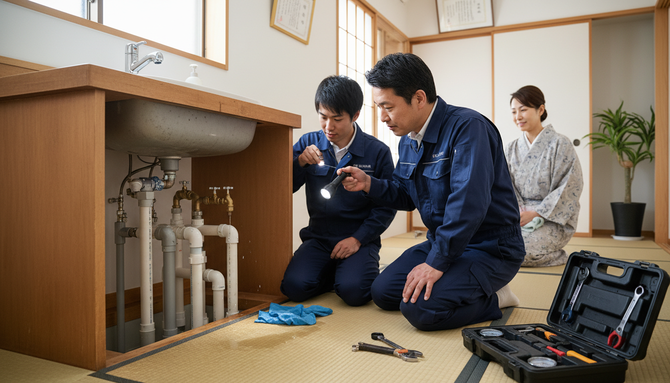 ポイント1：水道局指定工事店であるかに関する画像