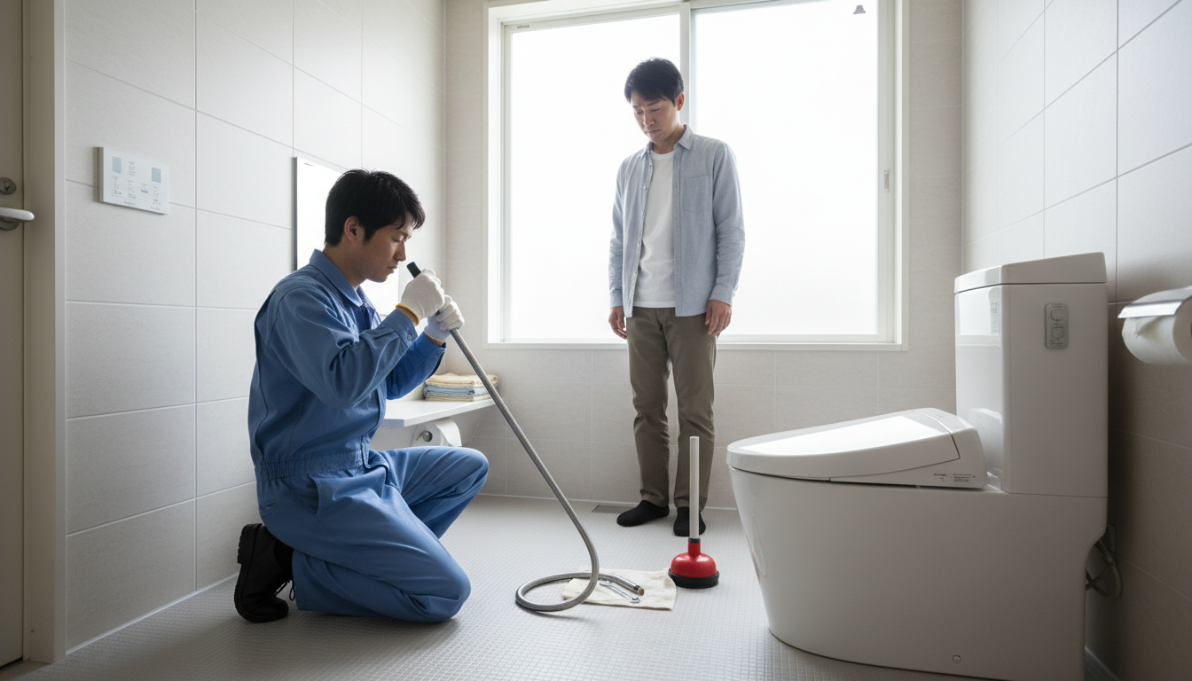 基山町のトイレつまり修理にかかる料金相場に関する画像