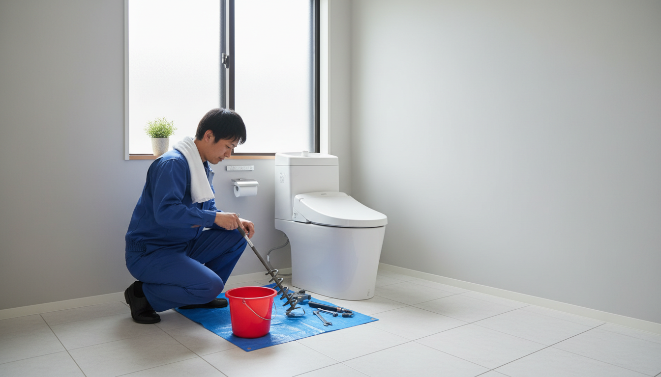 トイレつまりの修理料金相場【桶川市版】に関する画像